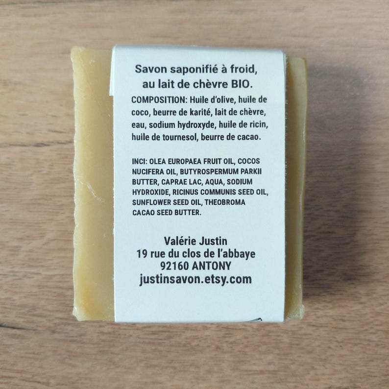 Handmade soap made from goat's milk, fragrance-free, with organic vegetable oils. image 6
