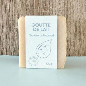 Handmade soap made from goat's milk, fragrance-free, with organic vegetable oils. image 2