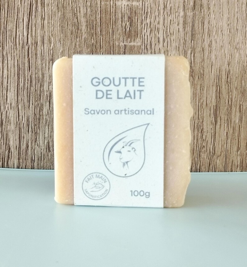 Handmade soap made from goat's milk, fragrance-free, with organic vegetable oils. image 2