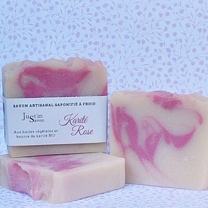 Handmade soap with shea butter and organic vegetable oils