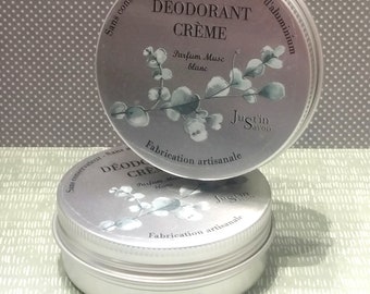 Déodorant naturel, déodorant crème, bicarbonate de soude,