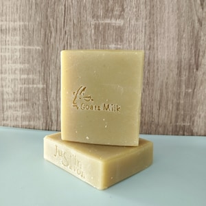 Handmade soap made from goat's milk, fragrance-free, with organic vegetable oils. image 3