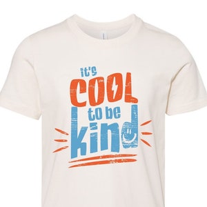 Het is cool om vriendelijk te zijn T-shirt ontwerp VRIENDELIJKHEID SCHOOL Vector Custom