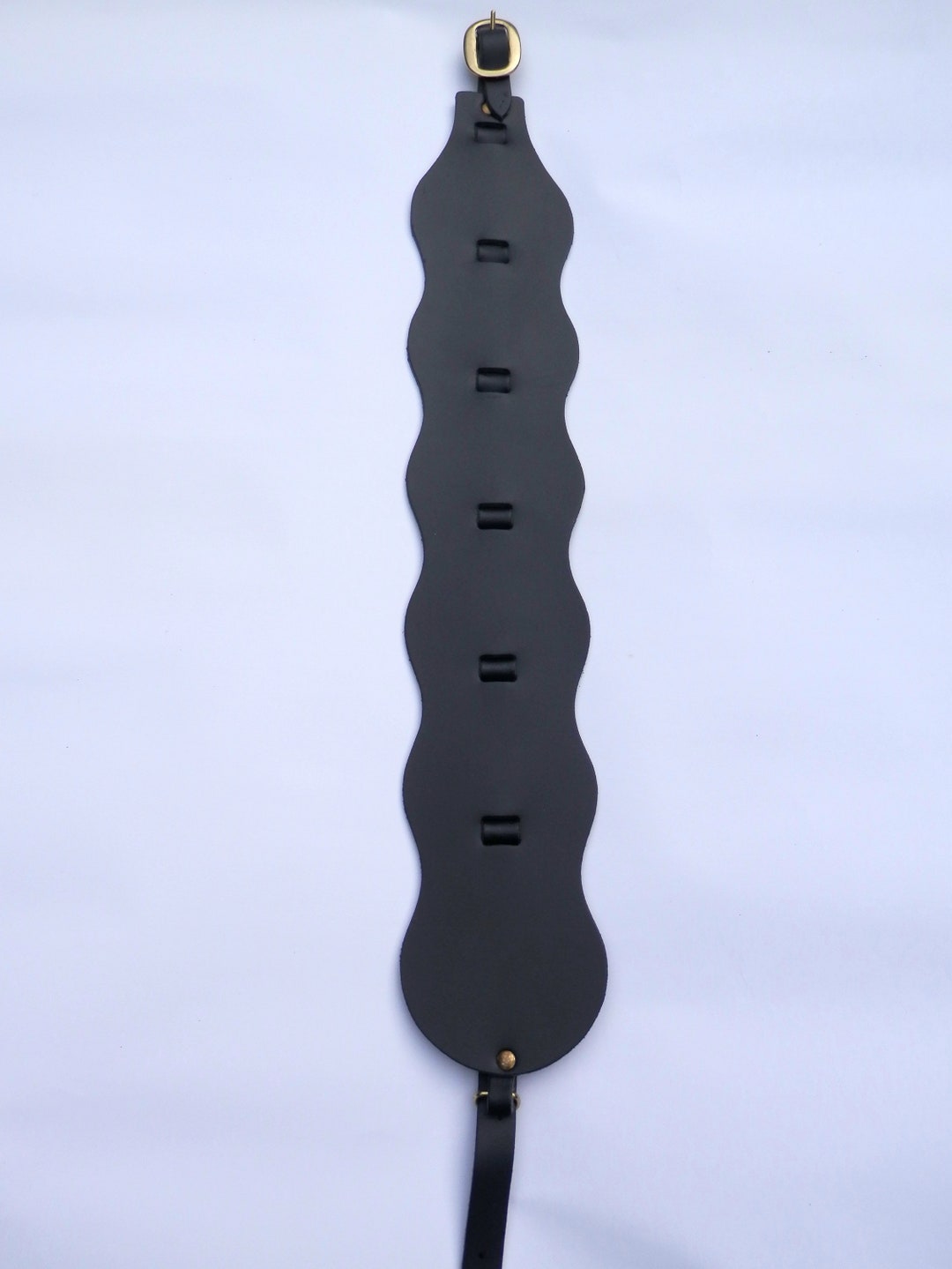 Horse Brass Straps Real English Leather Martingale to Display 6 Horse