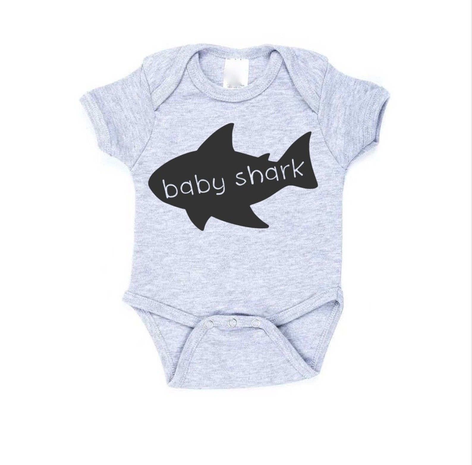 Baby Shark iron on decal Baby Shark Onesie iron on Baby Etsy