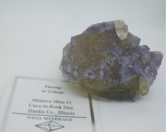 Fluorite from Annabel Lee Mine, Illinois