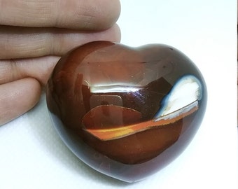 Corazón de cornalina mediana