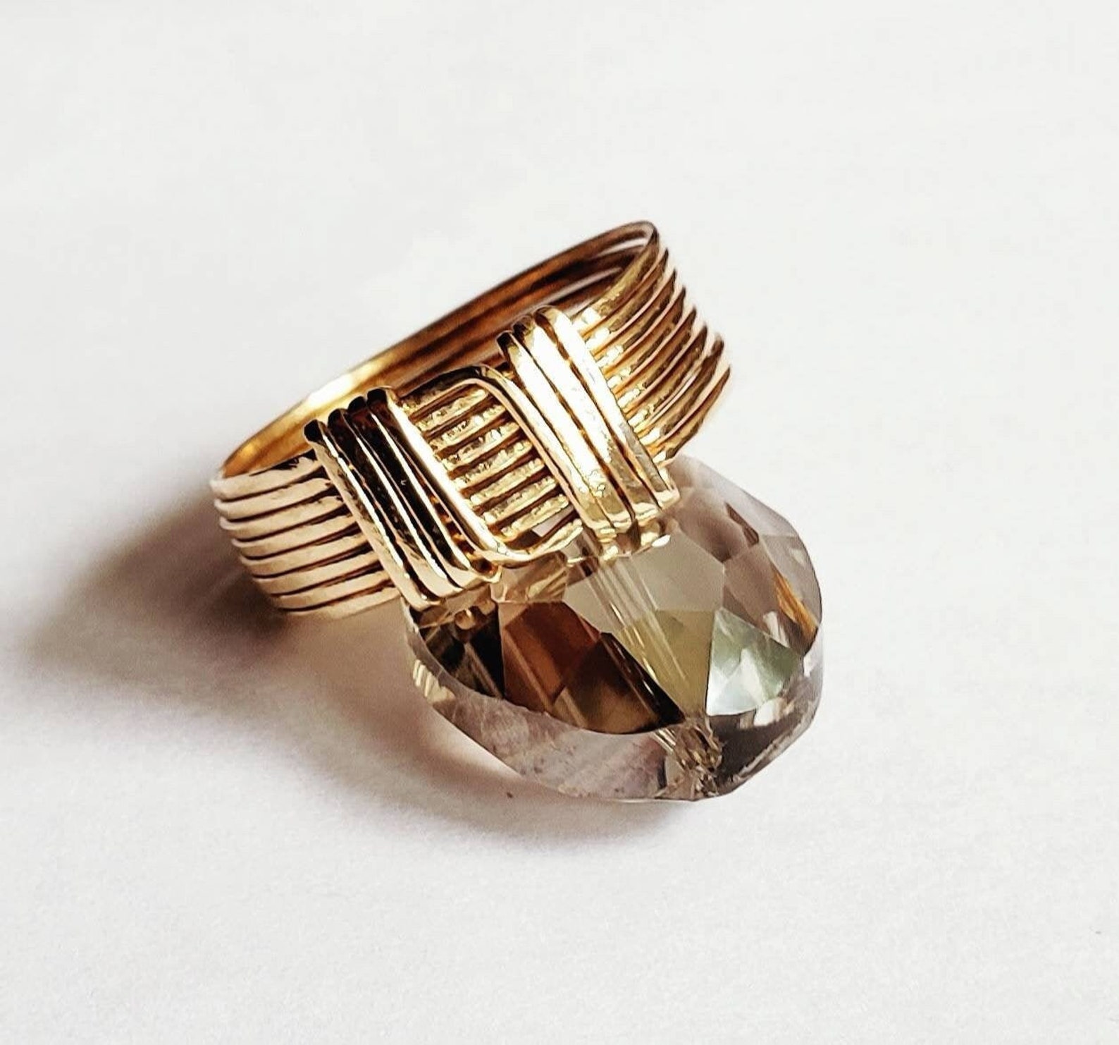 Gold Index Finger Ring. Wide Band. Womens Thumb. Men's Etsy Canada