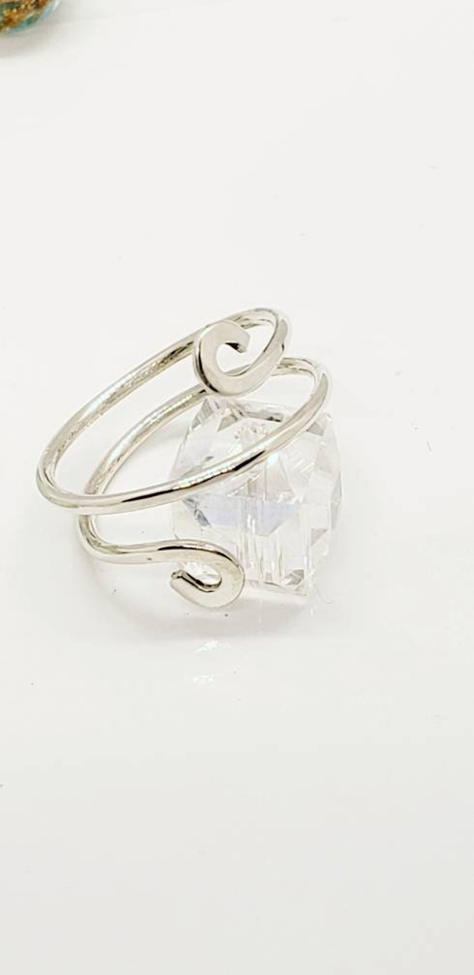 Rings For Women. Sterling Silver Pinky Ring. Adjustable Midi Etsy