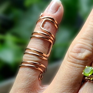 Finger wrap deals ring