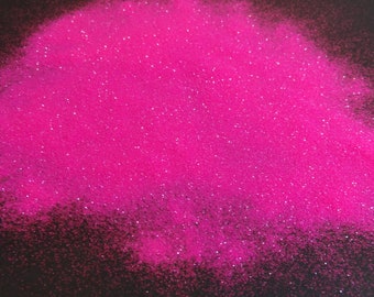 Hot pink fine cut glitter, "Britney"  glitter for tumblers, glitter arts and crafts