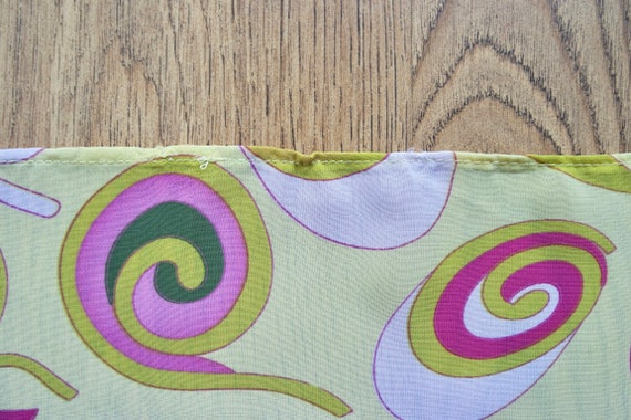 60s 70s Neck Scarf | Groovy Psychedelic Scarf | L… - image 7