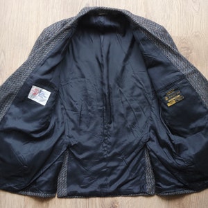 80s Tweed Sports Jacket by St Michael Wool Sport Coat Plus Size Blazer image 4