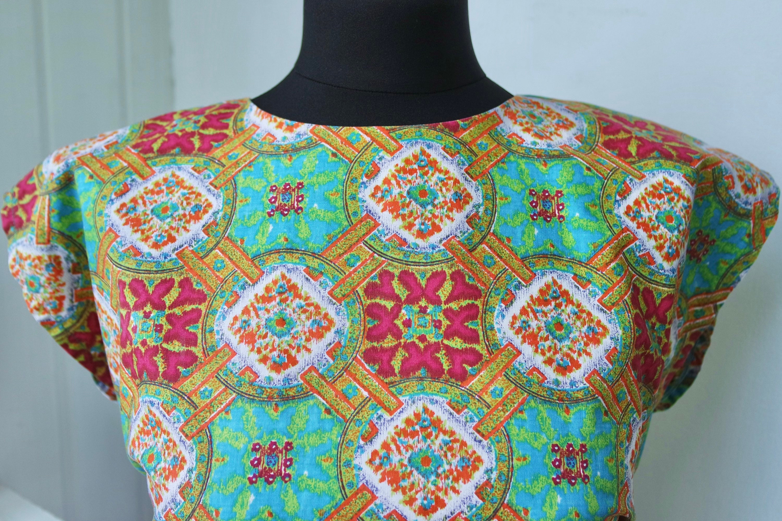 1950s Cobbler Apron by St Michael Cotton Housecoat Artist Etsy