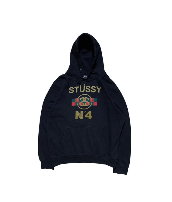 Vintage Stussy Gucci Hoodie Very rare Gucci rip - Depop