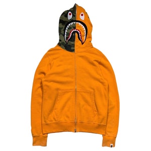 Green shop bape hoodie