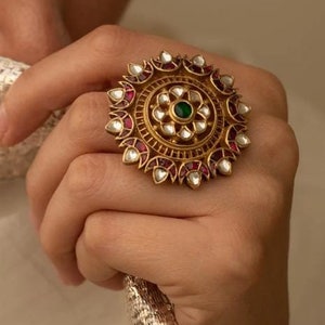 Ring design rajputi hot sale