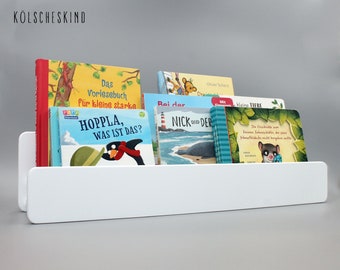 Kinderregal - Bücherregal für Kinder - Bücher Buch Regal Wand weiß - Wandregal - montessori - skandinavisch