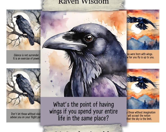 Advice From a Raven Be Curious Use Your Wits Be Adaptable Make Your ...