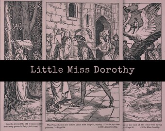 Printable Vintage Storybook Illustrations Fairytale Junk Journal Kit