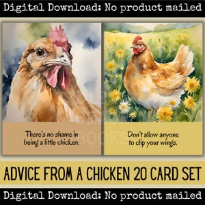 Carnet de bord poulet indésirable Cartes de scrapbooking Imprimable ferme éphémères Kit de feuilles de collage techniques mixtes Téléchargement instantané Poulailler perchoir Conseils de ferme