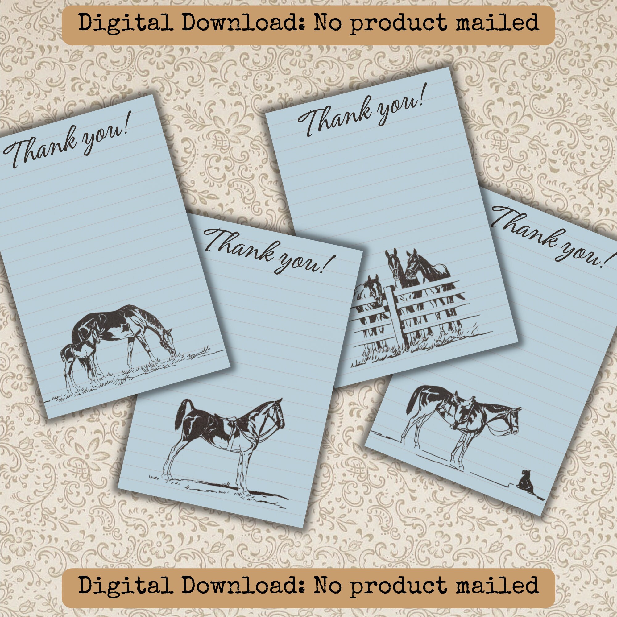 Artstore Vintage Change Of Address Note Cards With Brown Kraft - View #8