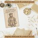 Teddy Bear Library Card Printable Set Teddy Bear Scrapbook Papers Teddy ...