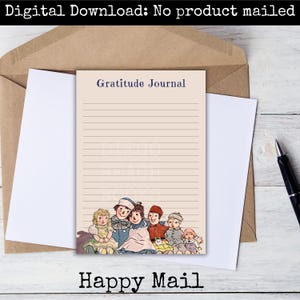 Raggedy Ann Printable Pages Storybook Scrapbook Gratitude Journal Cards ...