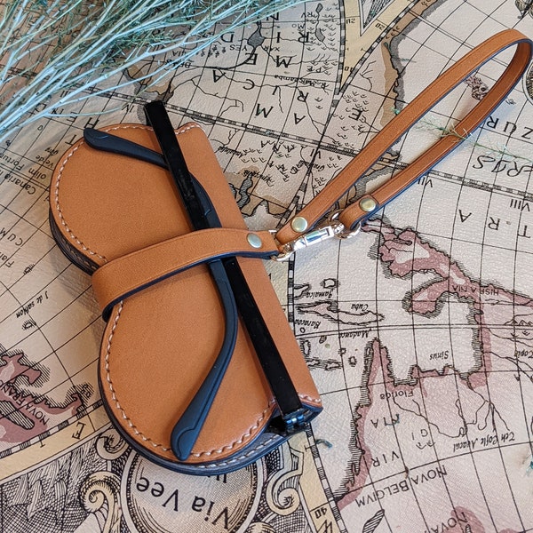 Leather Glasses Case PDF Pattern | DIY Eyewear Holder (Digital Download)