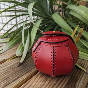 Leather box with lid PDF Pattern/with tutorial/no written instruction/with hole mark/Jar with lid PDF Pattern/Leather scrap project
