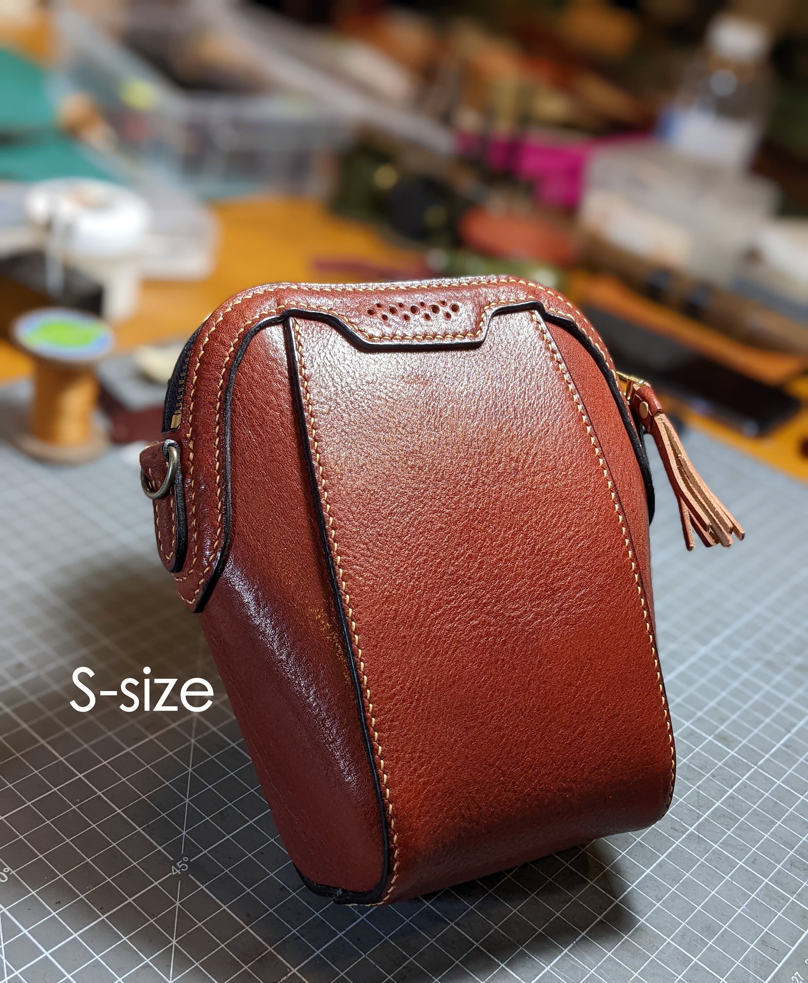 Ssize Shopping Bag Build Along PDF Pattern/leather Bag Etsy