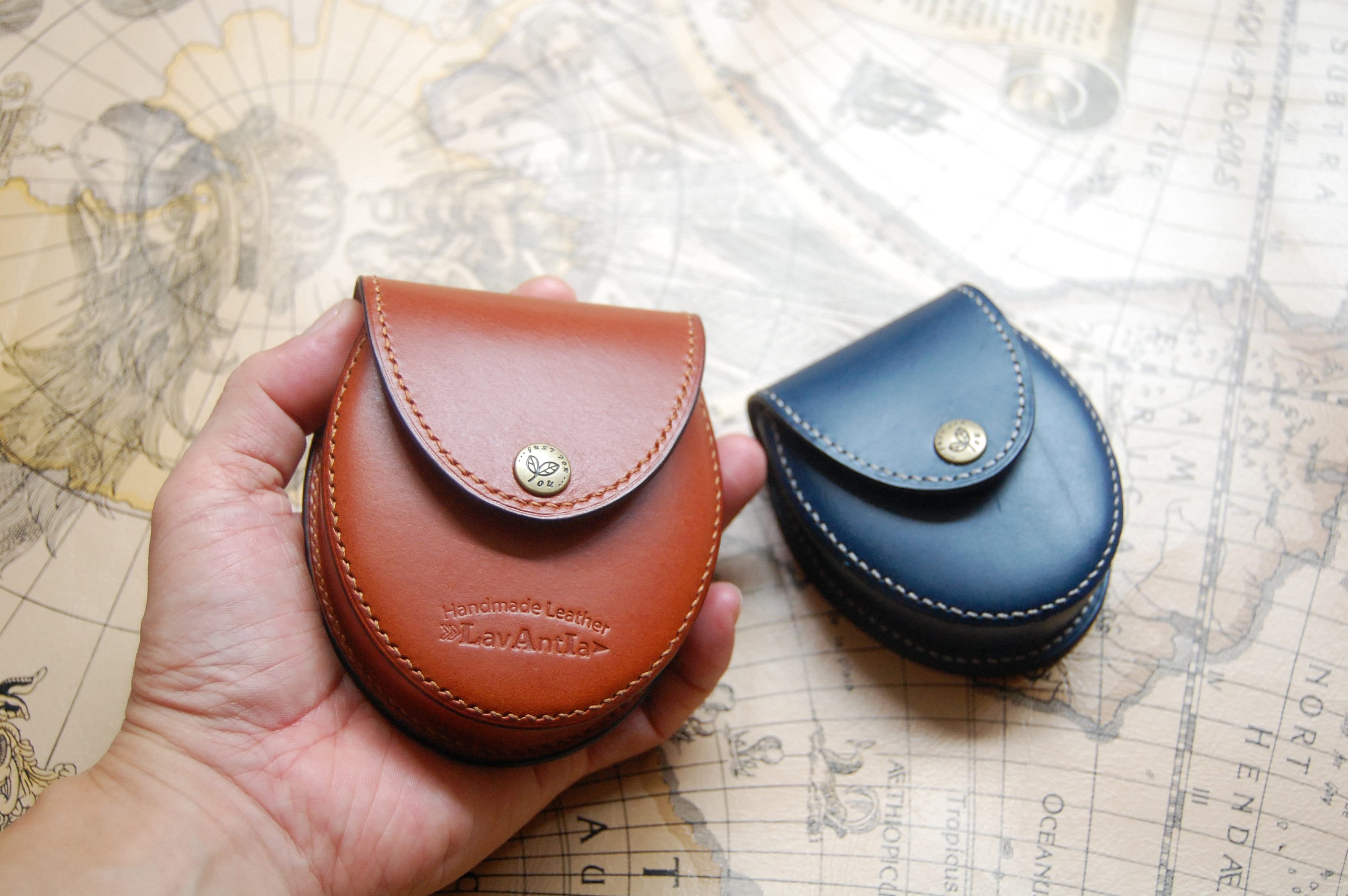 Leather Pattern Leather Coin Wallet Pattern Horseshoe Coin Pouch Leath –  Feltify