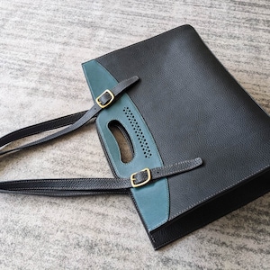 Leather Tote Bag PDF Pattern: Stylish Office Tote with Tutorial (3.85mm)