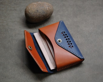 Business card wallet build along PDF pattern/A4 & Letter size/3 different outlooks in 1 pattern/w tutorial/hole spacing 3.38mm