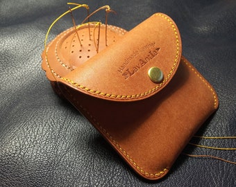 Patrón PDF de monedero de cuero con videotutorial (3,0 mm y 3,38 mm)