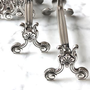 Christofle Silver Plated Knives Rests Set 12 Pcs For 12 table settings Rare “Coquille”