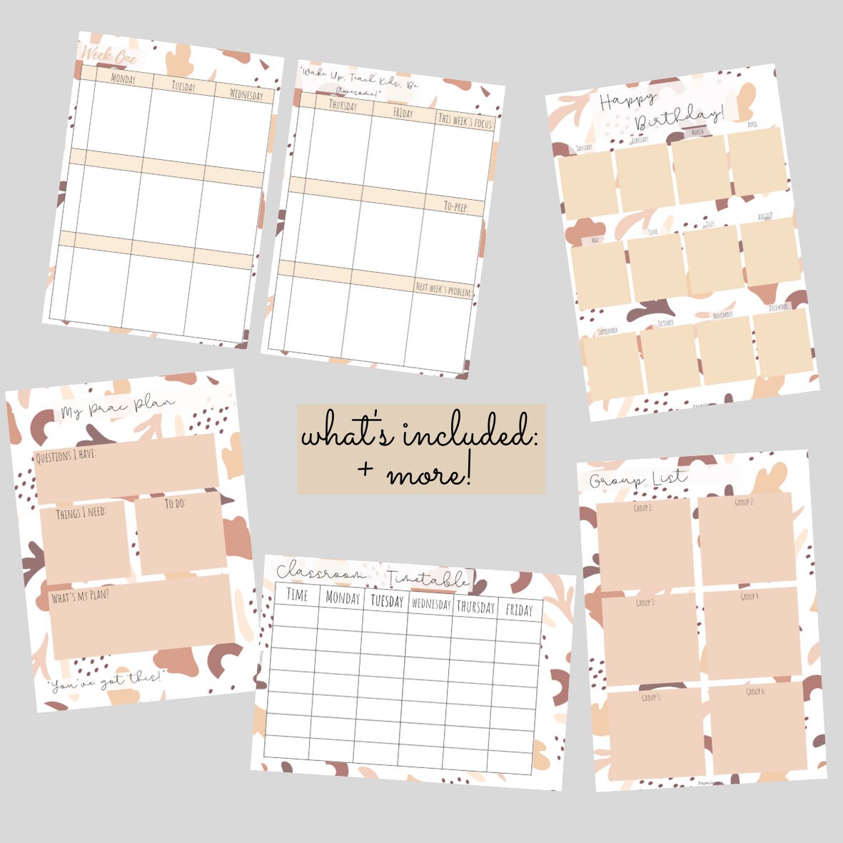 Prac Planner, Pre Service Teacher Planner, Practicum Planner, Meet the