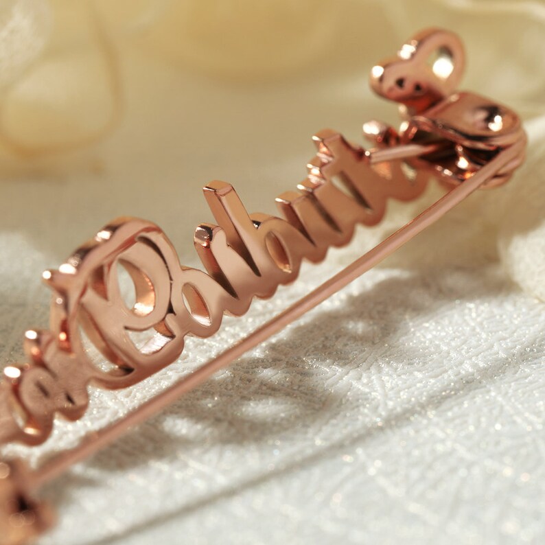 Customized Handmade Name Brooch Pins Custom Brooch Custom Etsy