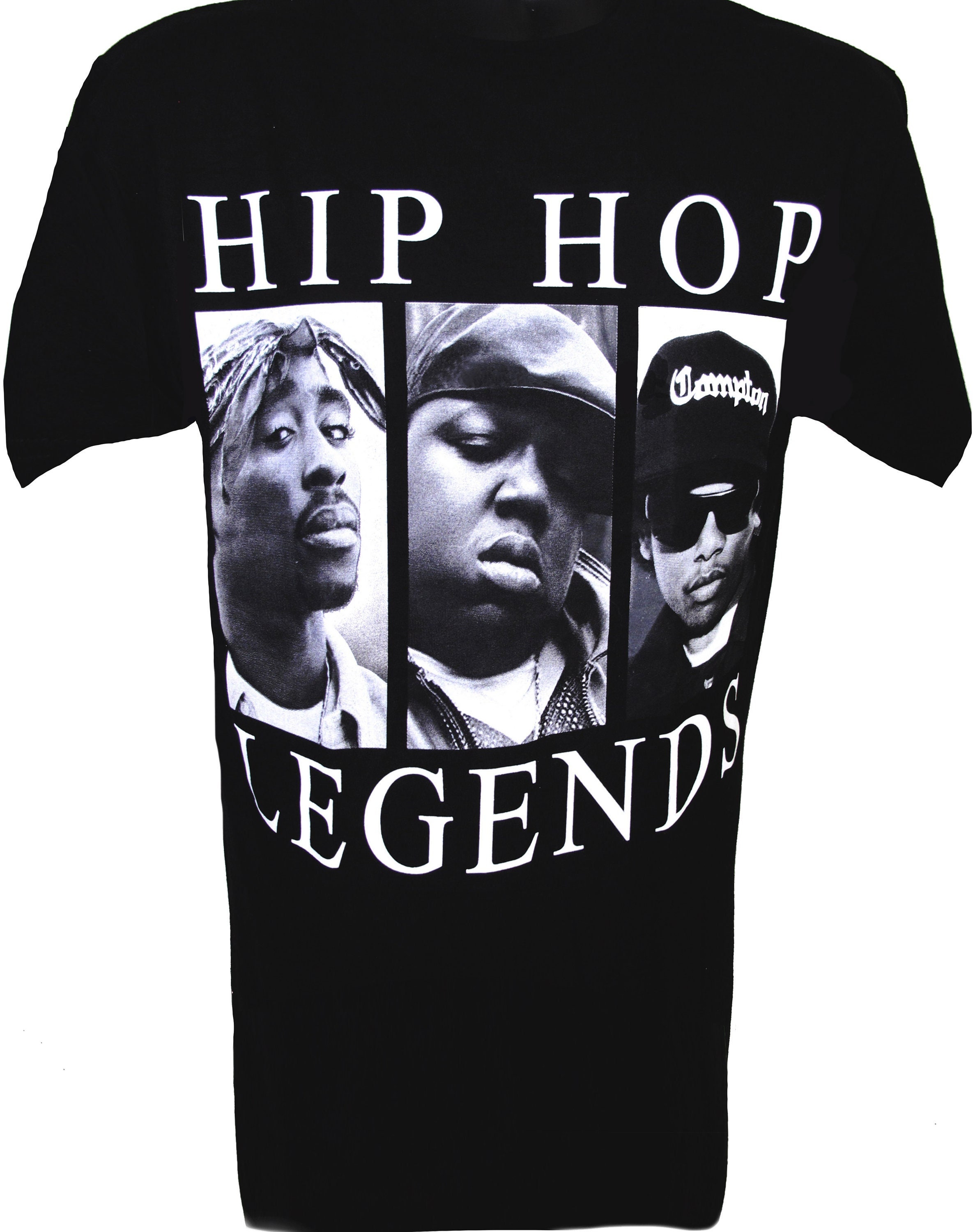 Eazy-E x BIGGIE X 2pac Shirt Hip Hop Legends