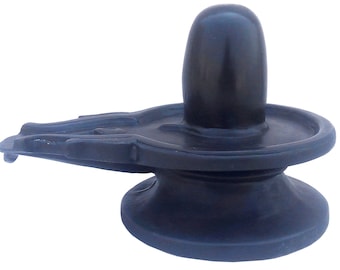 Black Shivling, Black Shiva Lingam, Black Marble Shiv Lingam, Natural Stone Shiv Ling , Stone Shivling, Shankar Statue Idos Moorti