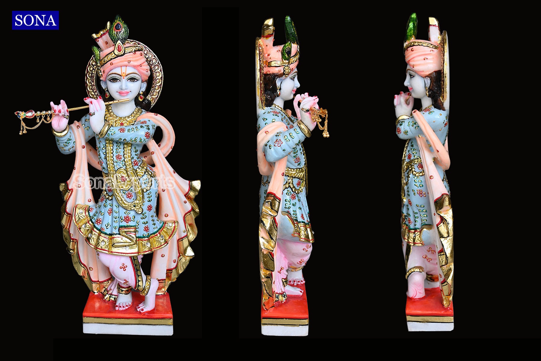 Marble Krishna Statue, Marble Krishna Idol, Marble Krishna Murti