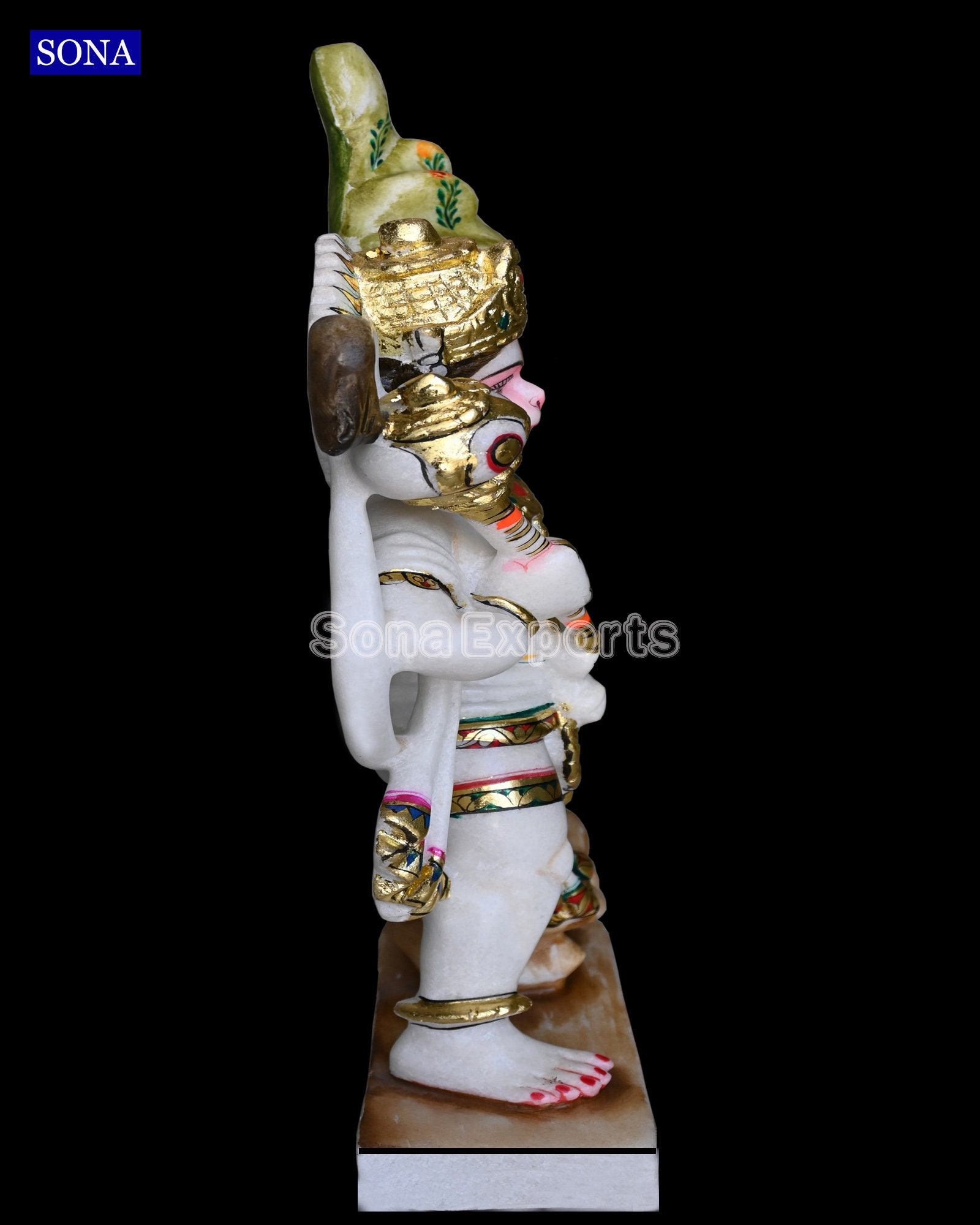Marble Veer Hanuman Statue, Marble Hanuman Idols, Marble Hanuman Moorti