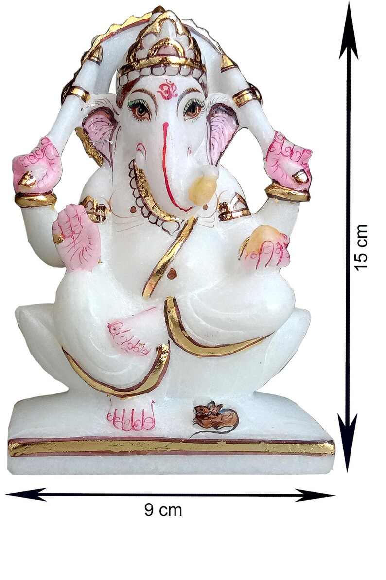 Marble Ganesh Statue Ganpati idols sculptures Murti Ganesha Etsy