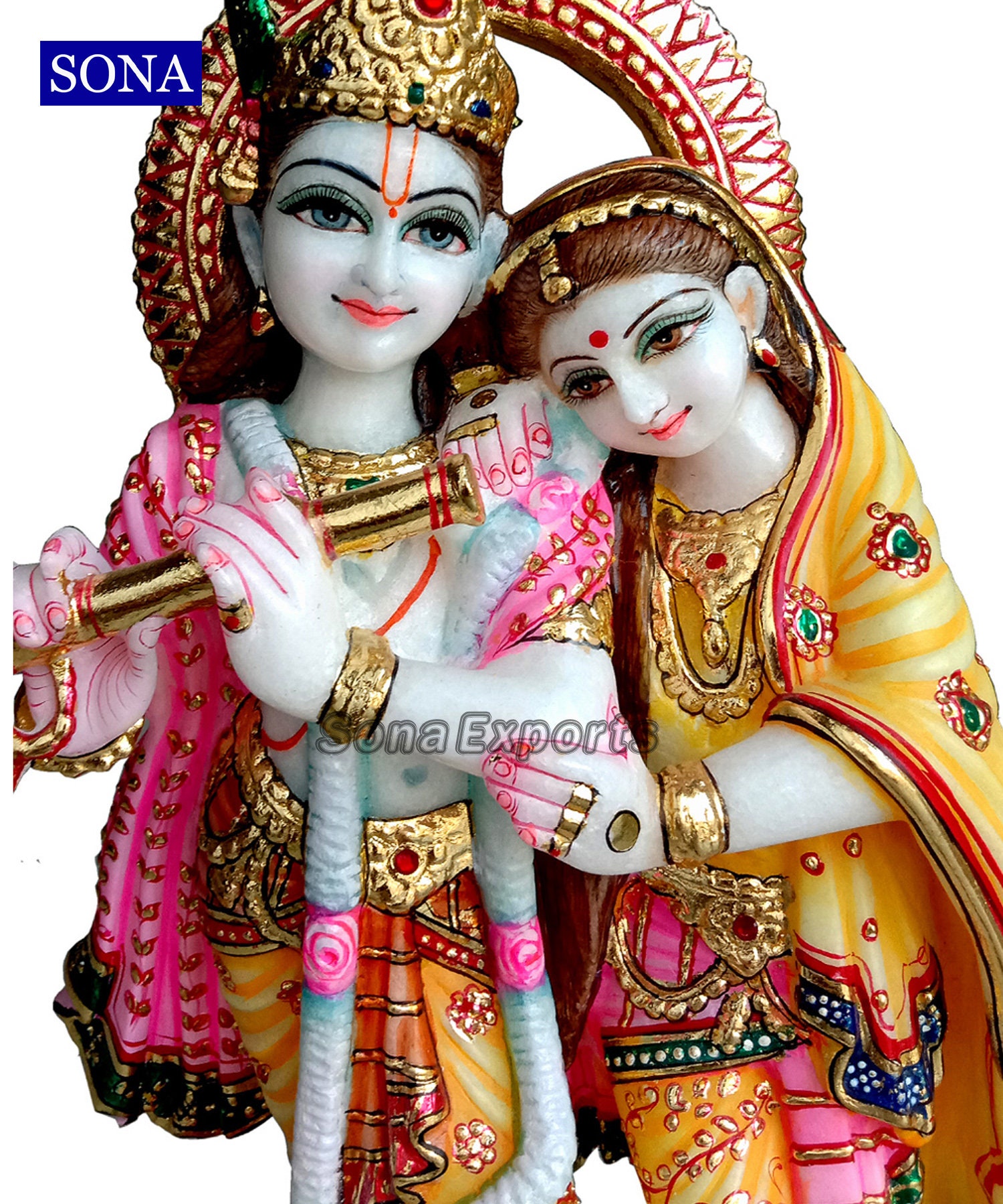 Marble Radha Krishna Statue Radha Krishna Idol Radha Krishna Etsy
