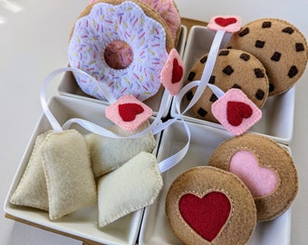 Felt tea party/Felt play food/Felt party food