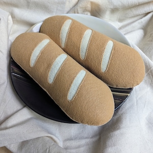 Handmade felt French bread | Kids pretend play bread