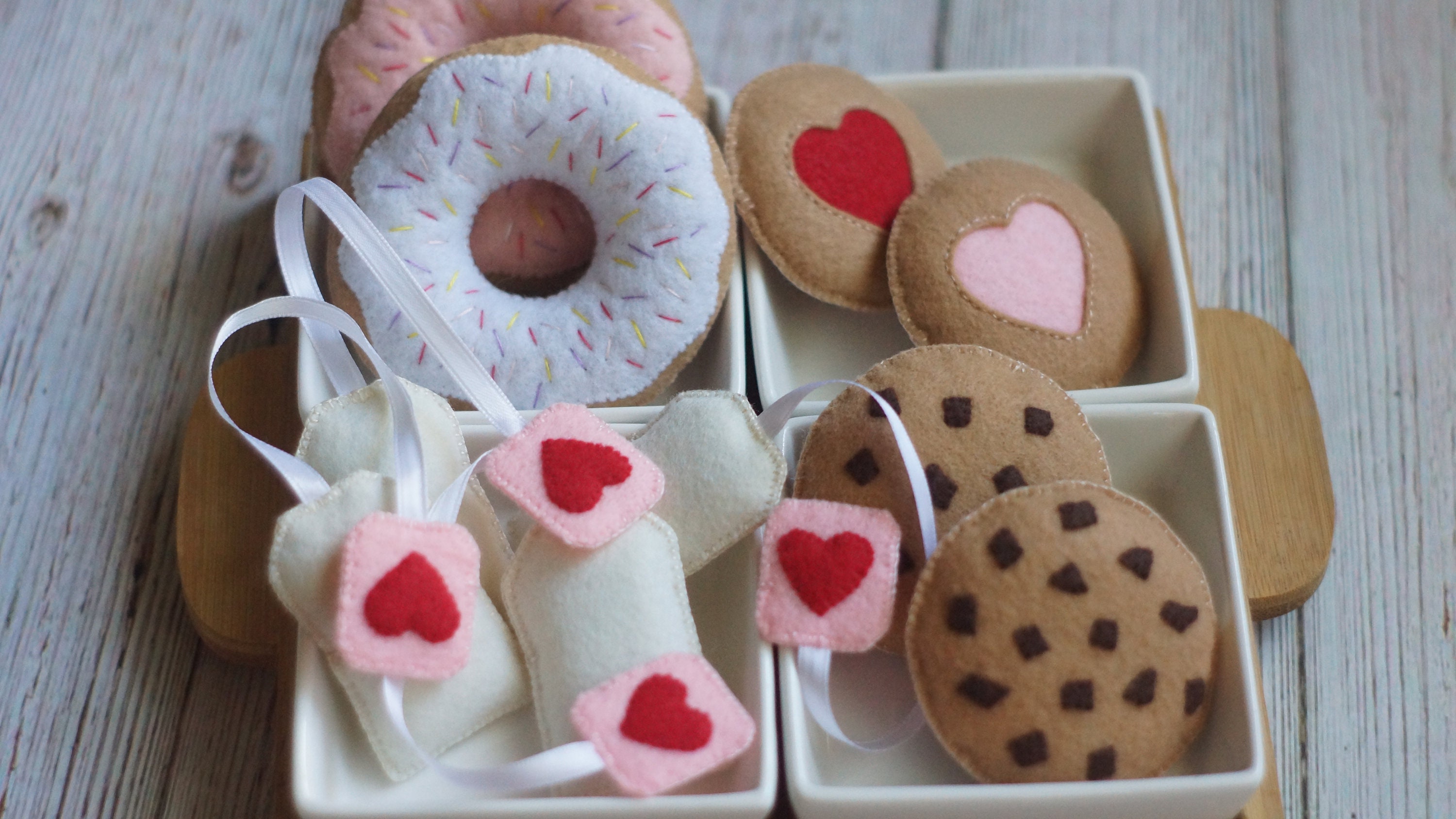 Felt tea party/Felt play food/Felt party food | Etsy