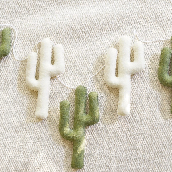 Cactus garland/Cactus banner/Cactus nursery/Nursery garland