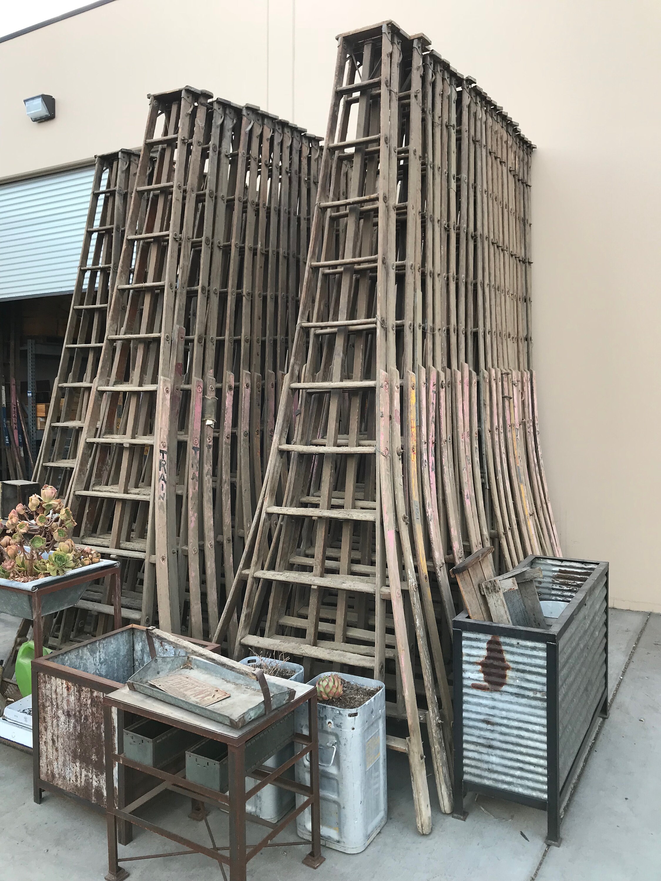Vintage Orchard Ladders Etsy