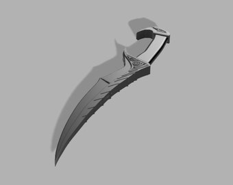 Skyrim Blade Of Woe Etsy